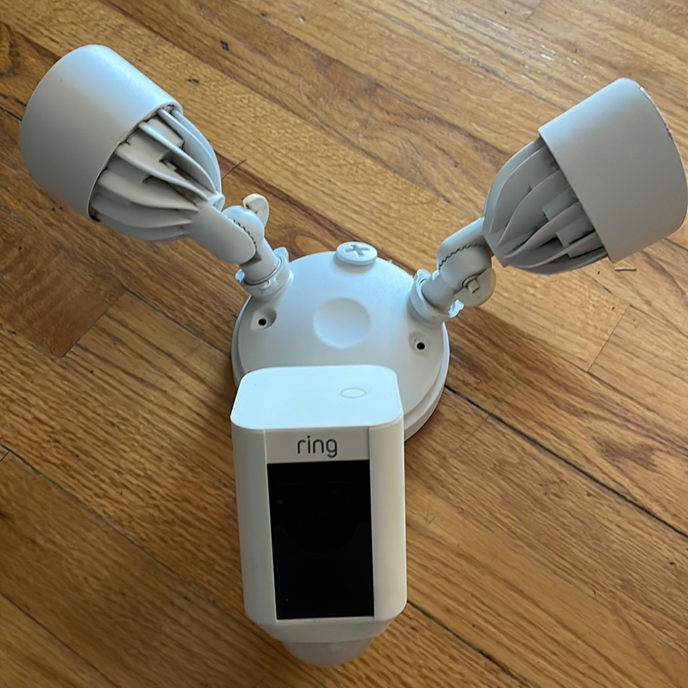 Ring outdoor spotlight camera-wired